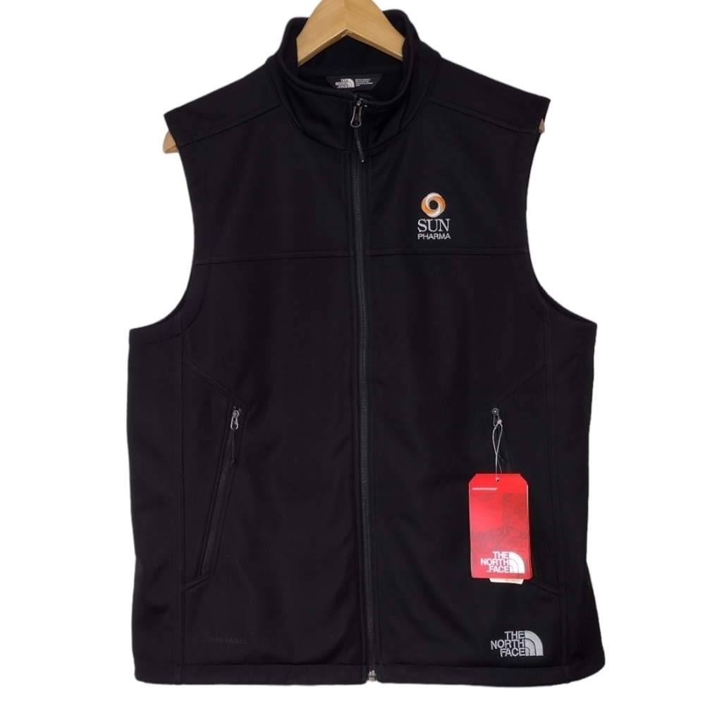 NWT The North Face Ridgewall SS Vest TNF Black WindWall Men's Full Zip-Up Vest